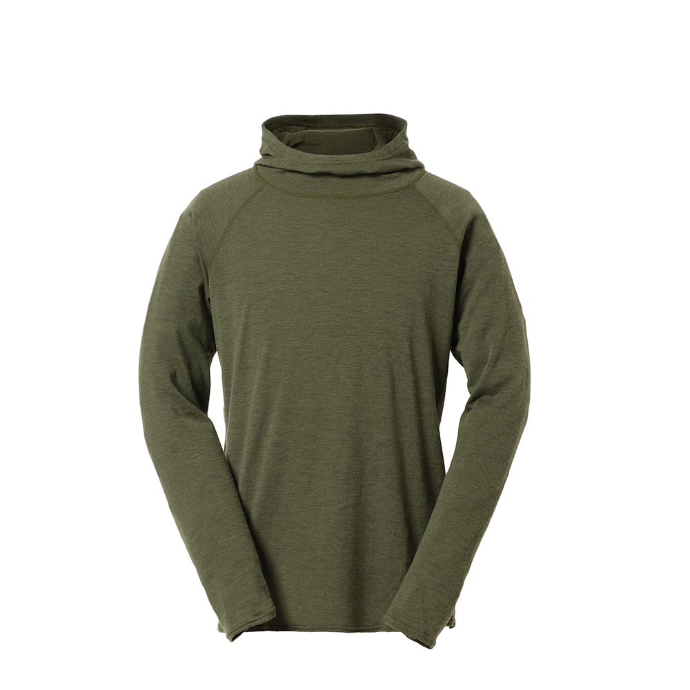 Merino Wool LS Hoodie